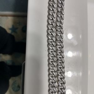 925 sterling silver chain,  25 kt AAA Cubiczircona
